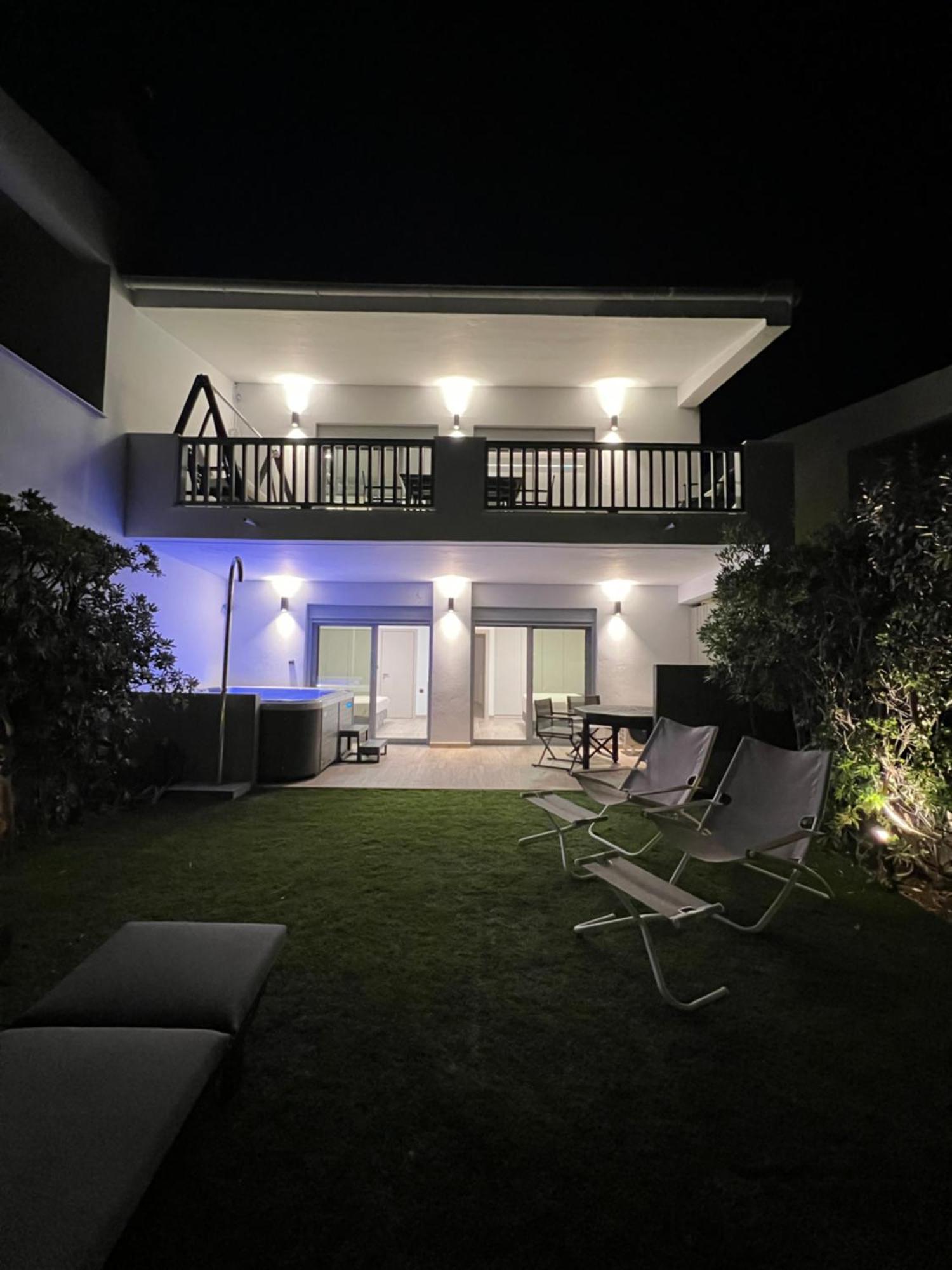 Sounio - Waterfront Luxury Spa Villa Pounta Zeza 170 Sqm On Private Beach Суніон Екстер'єр фото