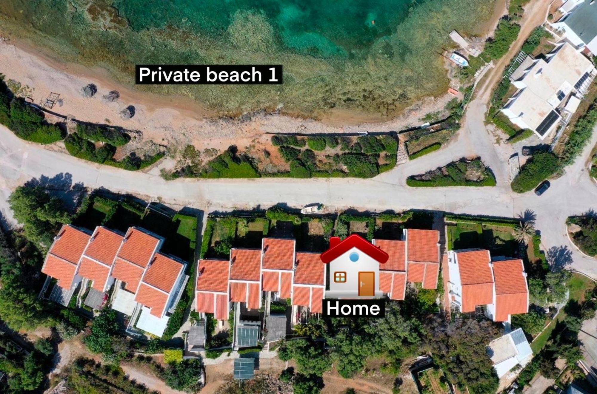Sounio - Waterfront Luxury Spa Villa Pounta Zeza 170 Sqm On Private Beach Суніон Екстер'єр фото