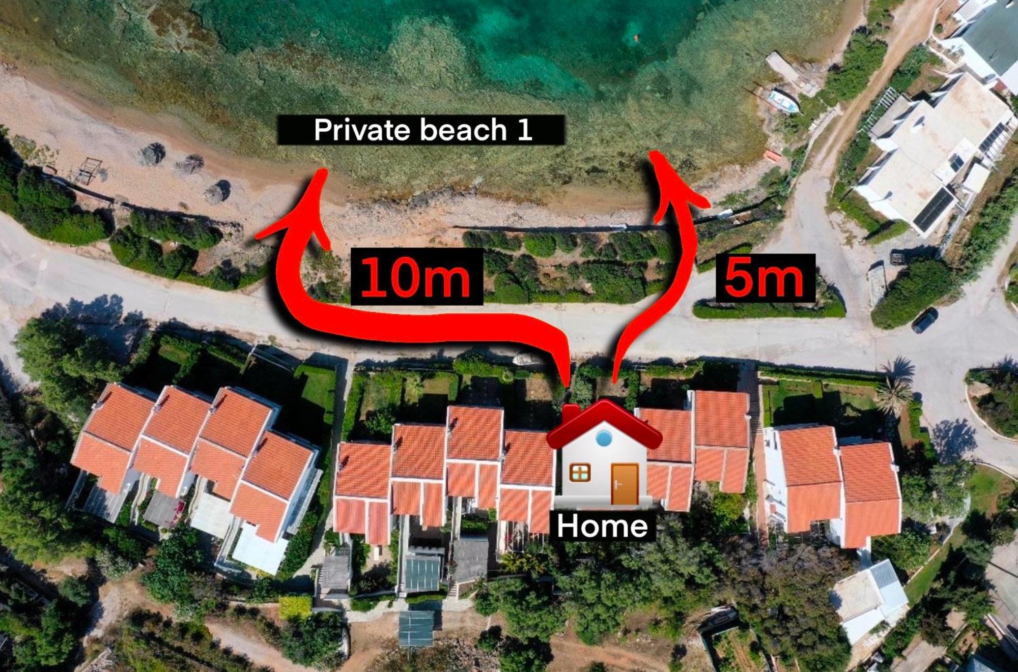 Sounio - Waterfront Luxury Spa Villa Pounta Zeza 170 Sqm On Private Beach Суніон Екстер'єр фото